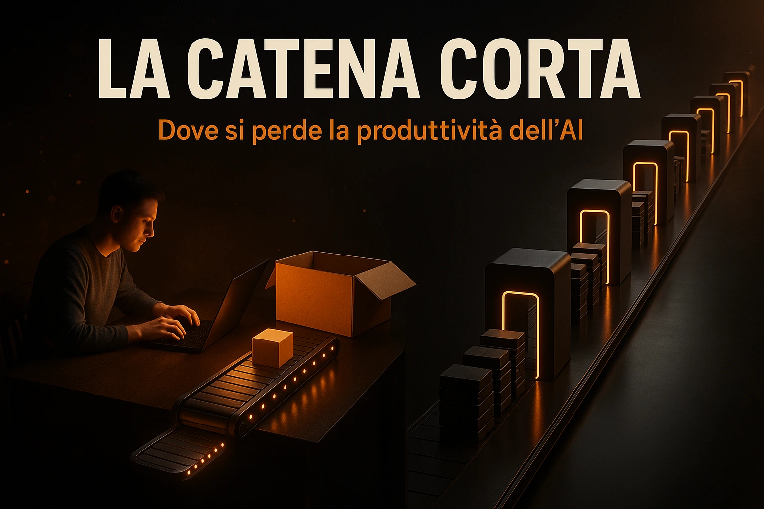 L'AI rende di più a chi ha la catena corta. Per ora