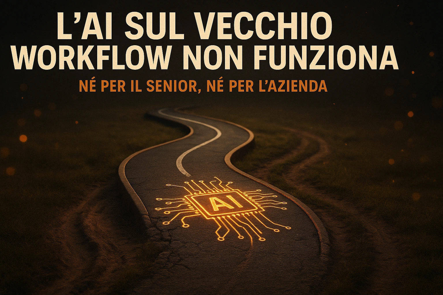 L'AI sopra il workflow attuale non funziona. Né per il senior, né per l'azienda