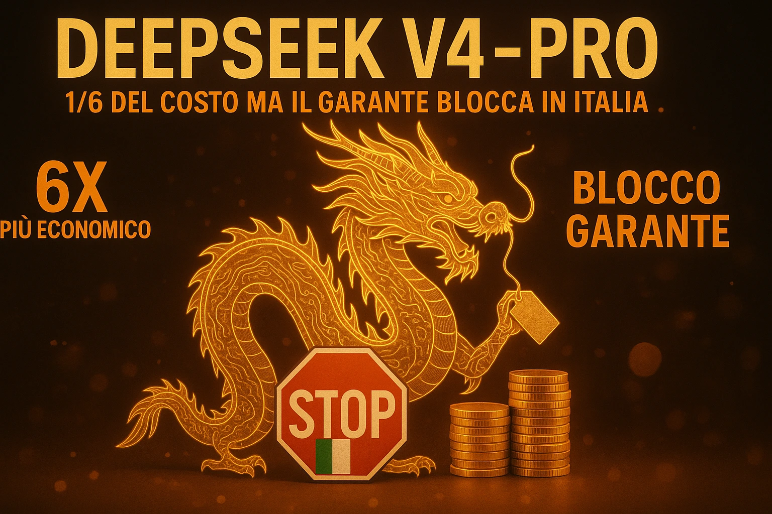 DeepSeek V4-Pro a 1/6 del costo di Opus 4.7: cosa cambia (e cosa no) per il dev italiano