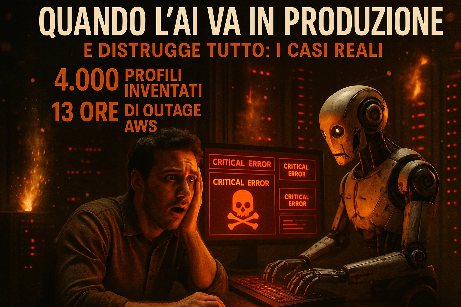 Quando l'AI Va in Produzione e Distrugge Tutto: I Casi Reali
