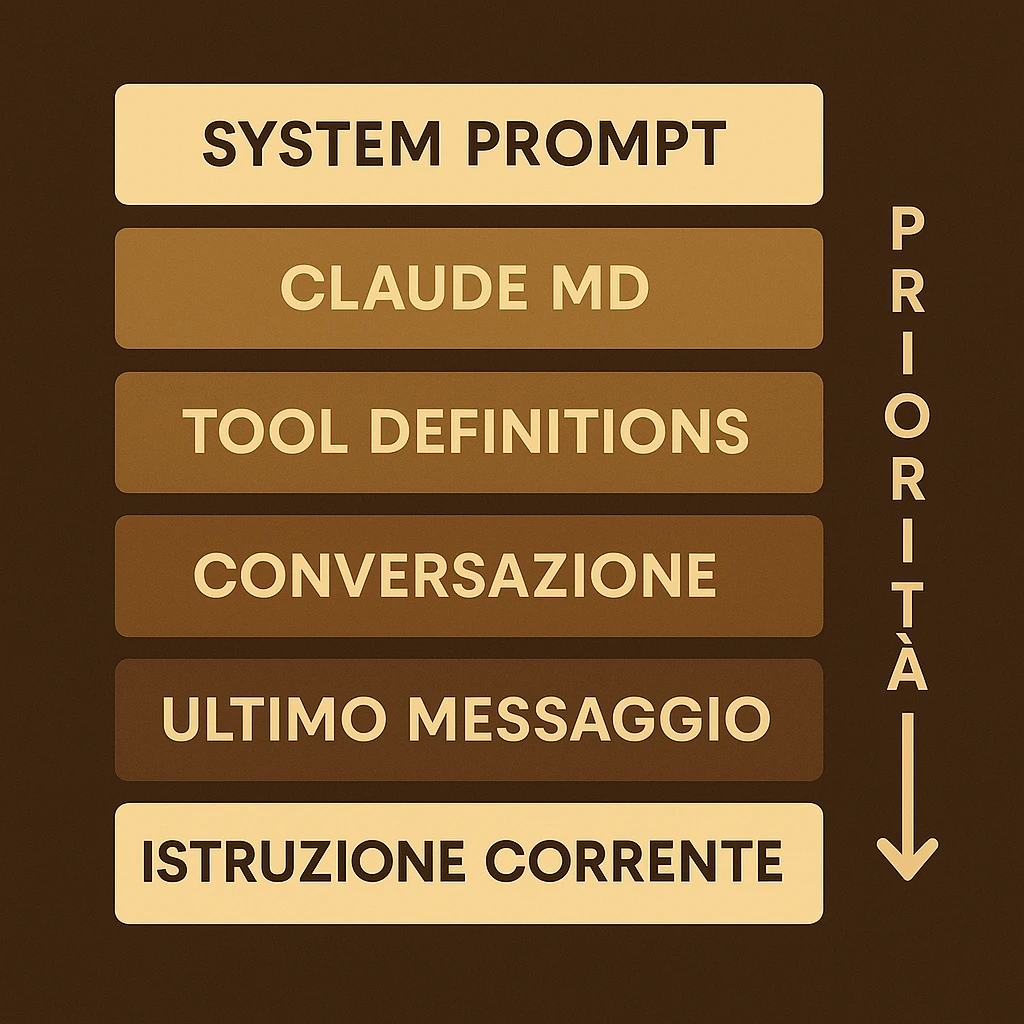 Gerarchia delle istruzioni nel contesto