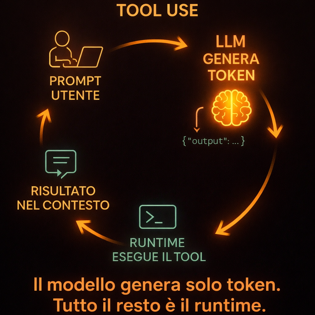 Il ciclo completo del tool use