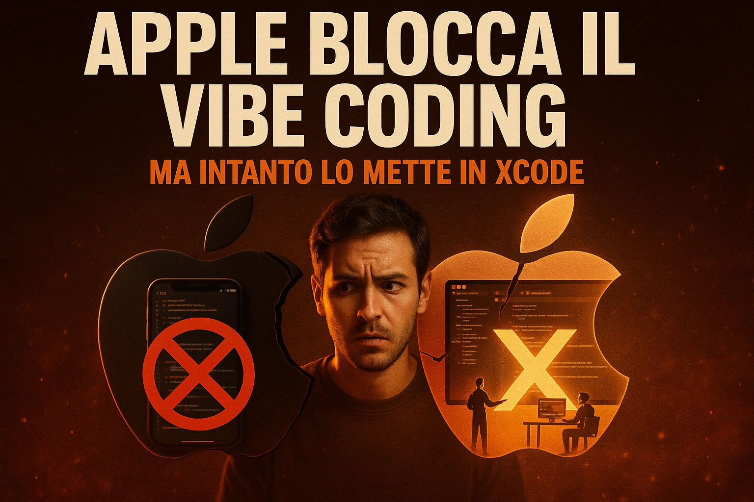 Apple Blocca il Vibe Coding sull'App Store. Ma Intanto lo Mette in Xcode.