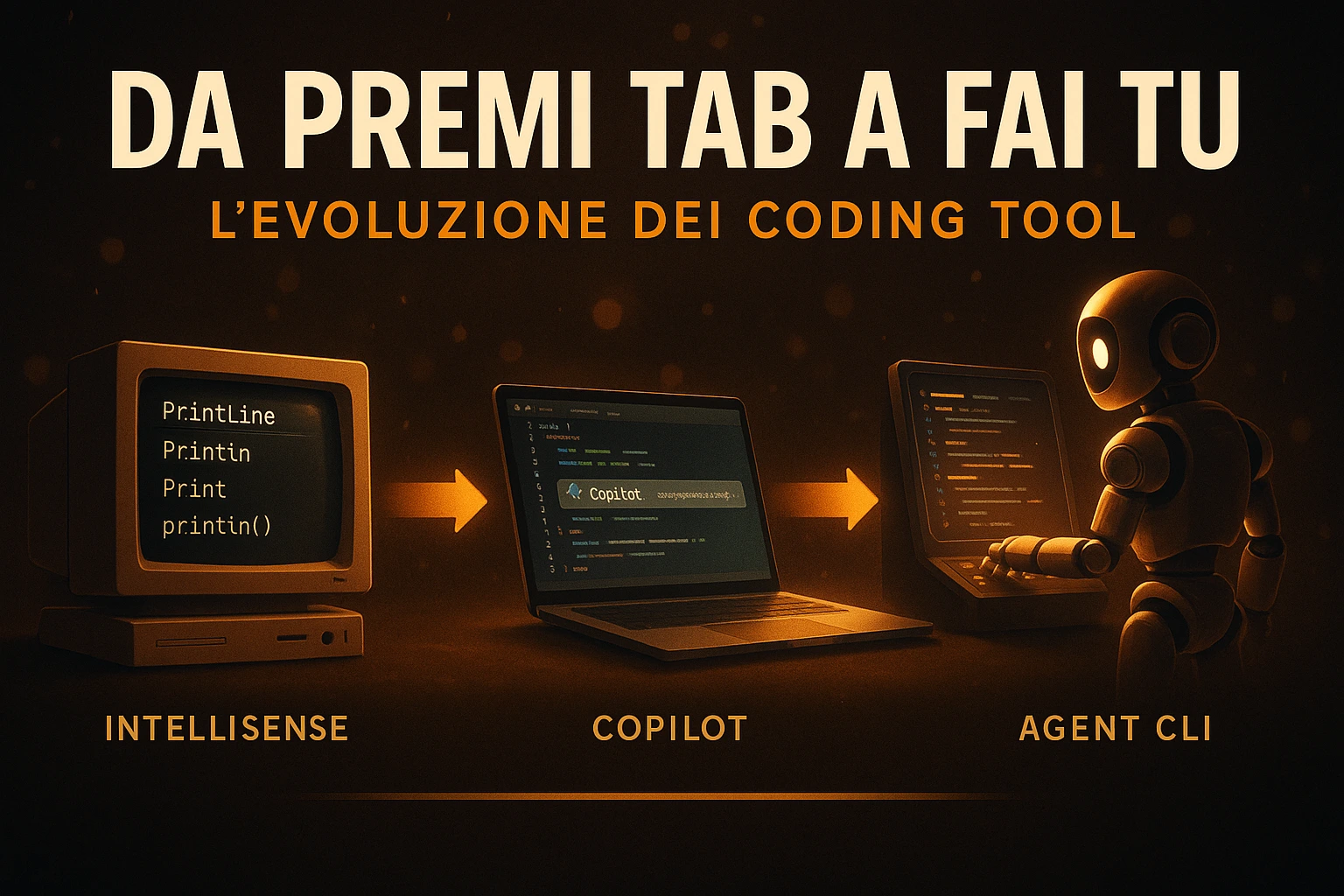 Da 'Premi Tab' a 'Fai Tu': L'Evoluzione dei Coding Tool